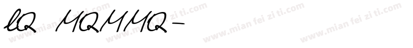 lQ MQMMQ字体转换